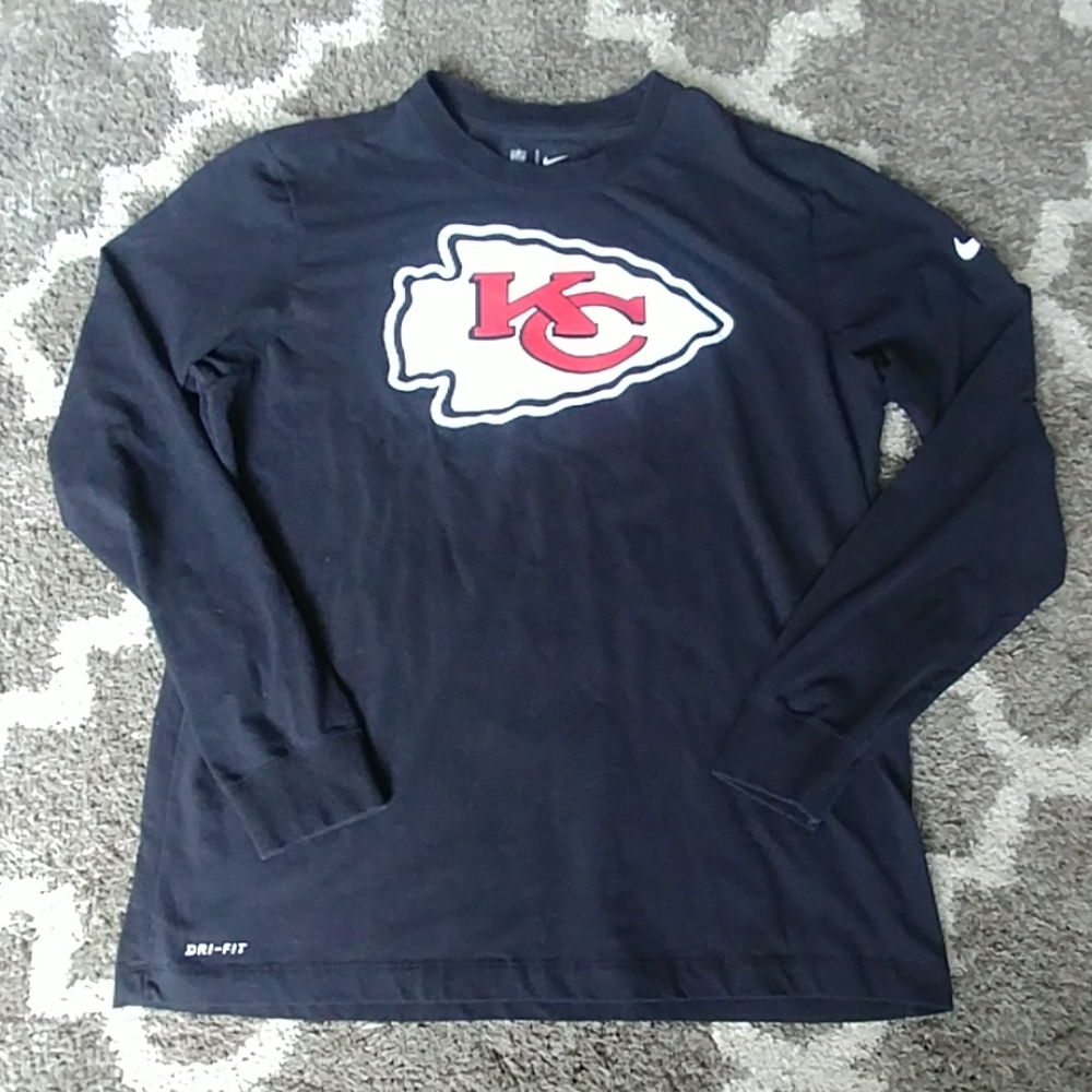 NFL Kansas City Chiefs long sleeve black dri-fit